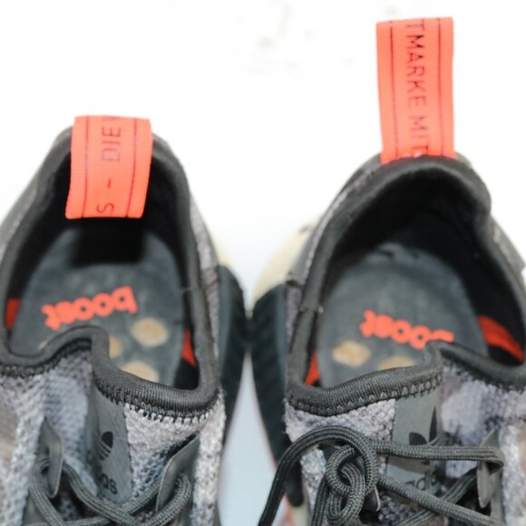Adidas Womens NMD_R1 Running Shoe Size 7 Gray Camo Knit Sneaker Trainer Athletic - Picture 9 of 11